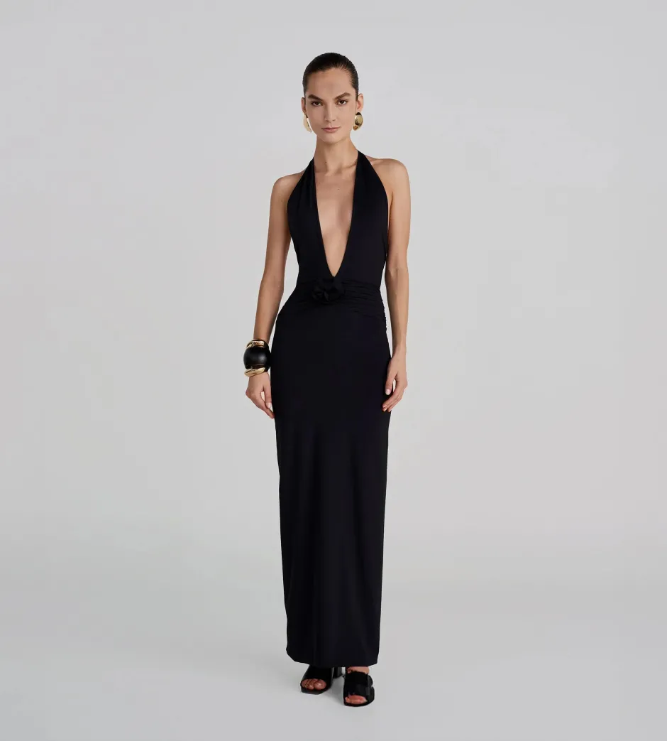 Clearance - Lirio Dress - Black Dresses