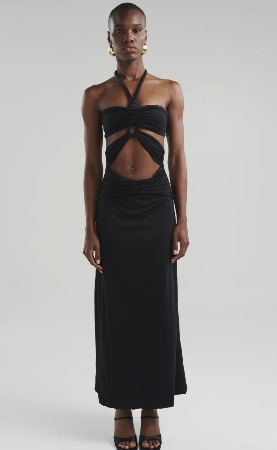 Discount - Migramah Dress - Black Dresses | Long Dresses