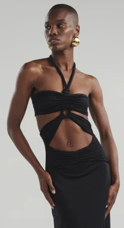 Discount - Migramah Dress - Black Dresses | Long Dresses
