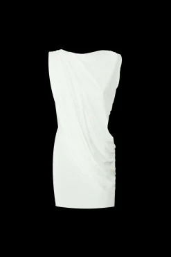 Clearance - Ricaurte Draped Mini Dress - Off-white Dresses | Mini Dresses