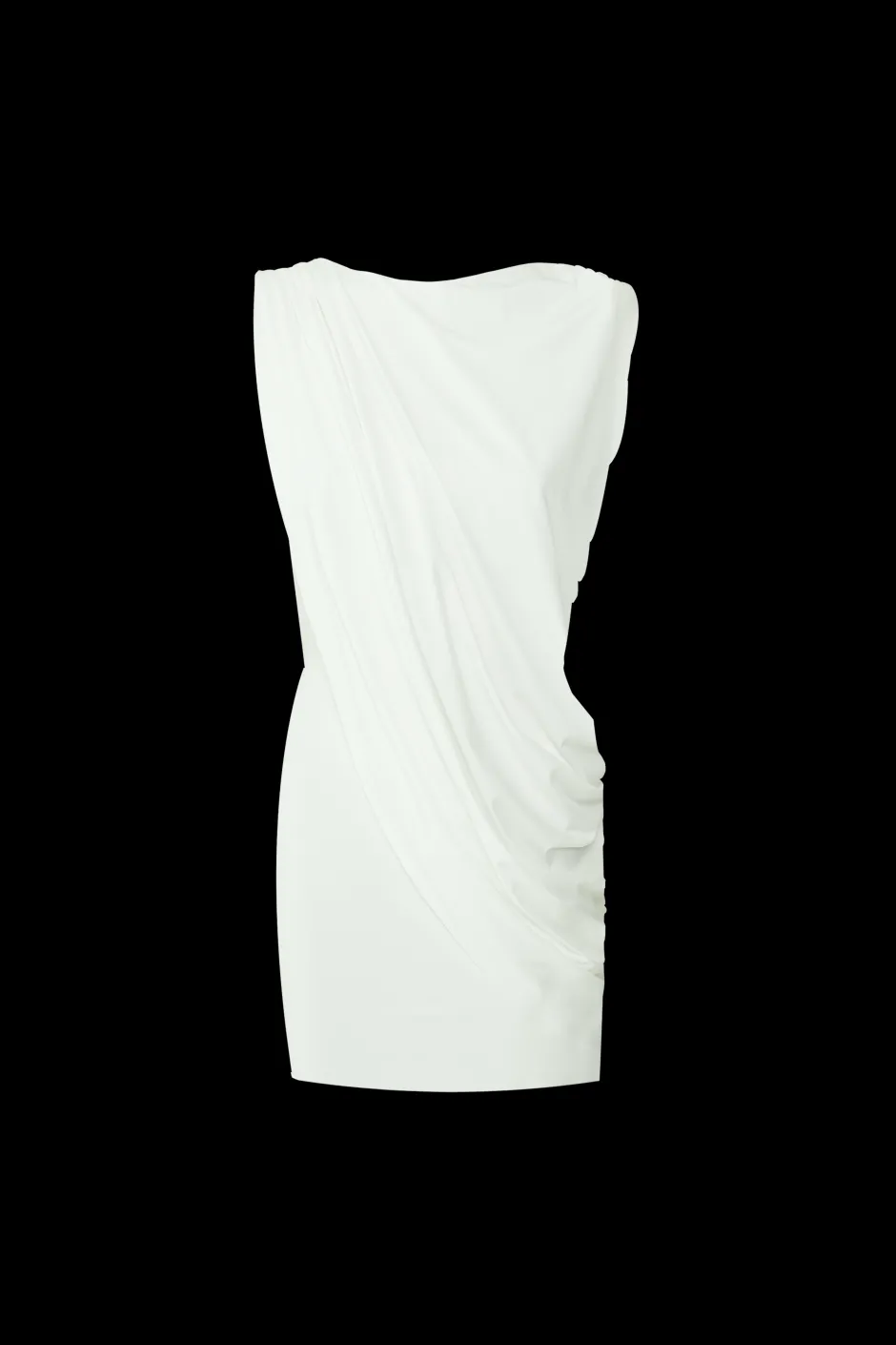 Clearance - Ricaurte Draped Mini Dress - Off-white Dresses | Mini Dresses