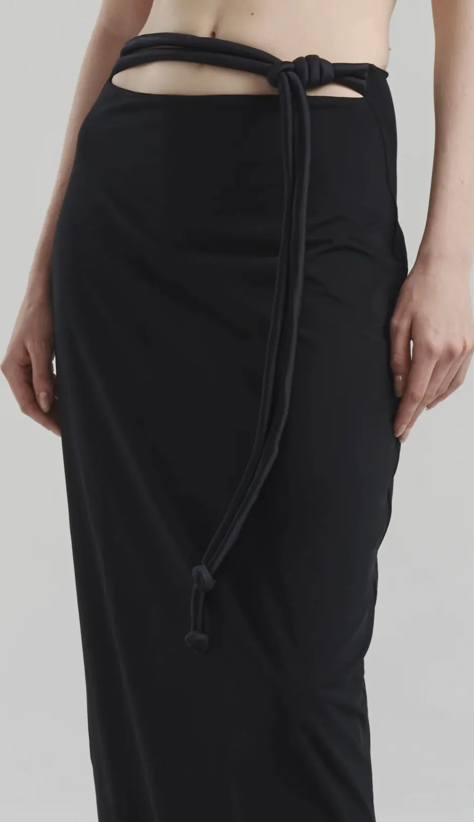 Online - Sinara Maxi Skirt - Black Long Skirts