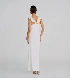 Outlet - Sortilegio Dress - Off White Dresses | Long Dresses