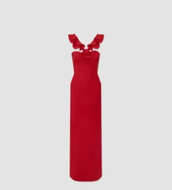 Outlet - Sortilegio Dress - Red Dresses | Long Dresses