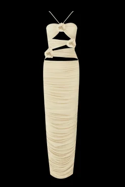 Discount - Veranera Dress - Macadamia Midi | Midi Dresses