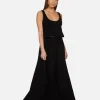 Clearance - Kenno Maxi Skirt - Black Long Skirts