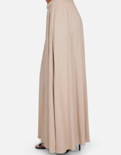 Outlet - Kenno Maxi Skirt - Soft Beige Long Skirts