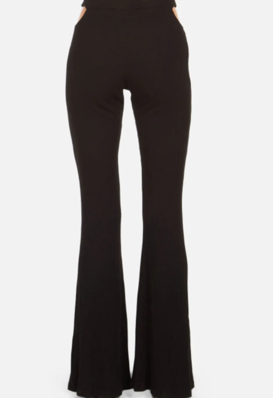 Clearance - Toddy Pant w/ Hip Cutout - Black Pants