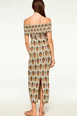 Sale - Avi Dress - Brown Midi | Midi Dresses