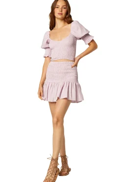 Discount - Azar Skirt - Lavender Mini Skirts