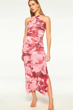 Hot - Elaine Dress - Flora Rosada Mesh Long Dresses | Dresses