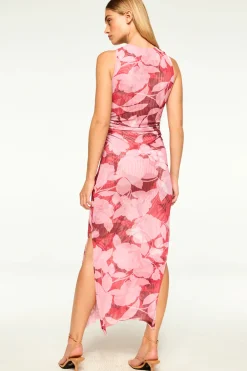 Hot - Elaine Dress - Flora Rosada Mesh Long Dresses | Dresses