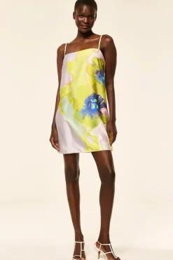 Clearance - Maxine Dress - Marble Floral Mini Dresses | Dresses