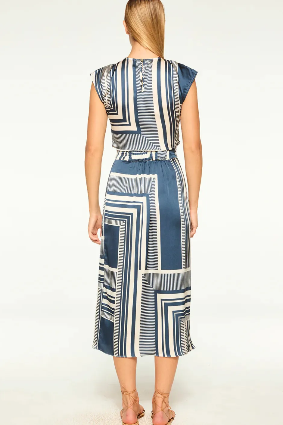 New - Nilla Skirt - Linear Geo Long Skirts
