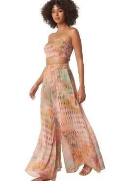 Outlet - Roksana Bandeau - Disco Matrix Crop Tops