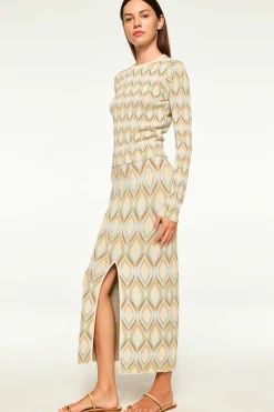 Clearance - Rowen Skirt - Cream Long Skirts