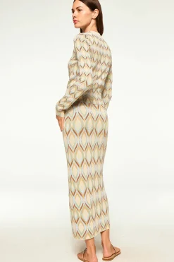 Clearance - Rowen Skirt - Cream Long Skirts