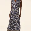 Hot - Trina Dress - Blue Mosaic Long Dresses | Dresses