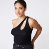 Discount - Cutout One Shoulder Bodysuit In Multiple Colors Bodysuits