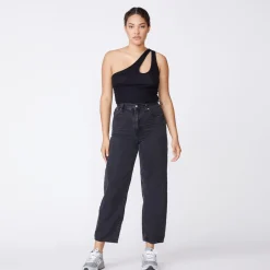 Discount - Cutout One Shoulder Bodysuit In Multiple Colors Bodysuits