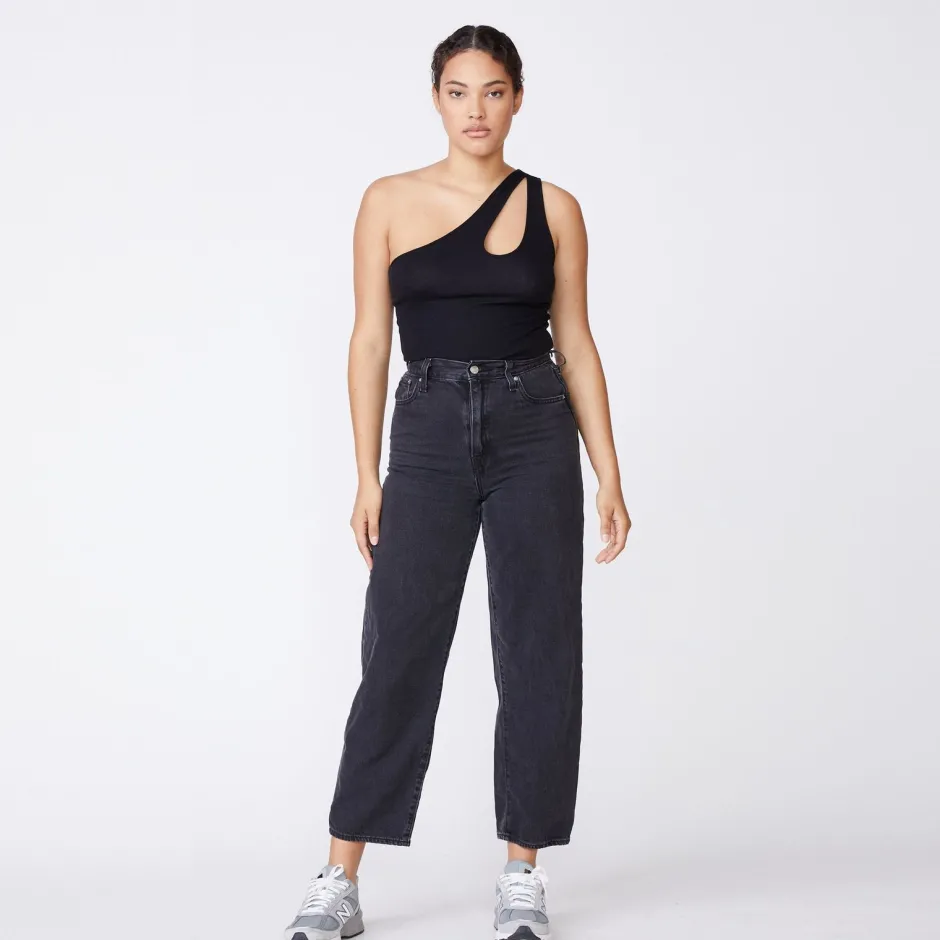 Discount - Cutout One Shoulder Bodysuit In Multiple Colors Bodysuits