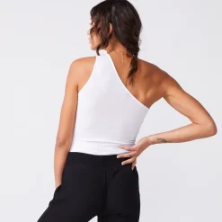 Discount - Cutout One Shoulder Bodysuit In Multiple Colors Bodysuits
