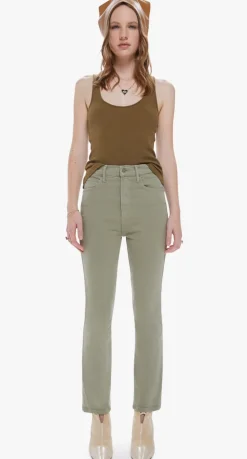 Best - HW Smokin Double Ankle - Oig Oil Green Denim | All Denim
