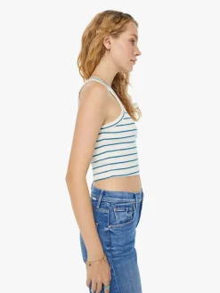 Hot - The Chin Ups Chop - Cream and Latigo Bay Crop Tops