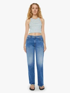 Hot - The Chin Ups Chop - Cream and Latigo Bay Crop Tops