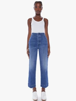 Discount - The Cinch Greaser Ankle - Dark and Stormy Night High-Rise | Denim