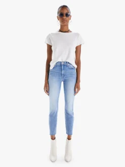 Hot - The High Waisted Looker Ankle Fray - Deep Breaths Denim | All Denim