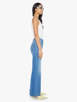 Clearance - The Hustler Roller Patch Pocket Sneak - Piece By Piece Flare | High-Rise