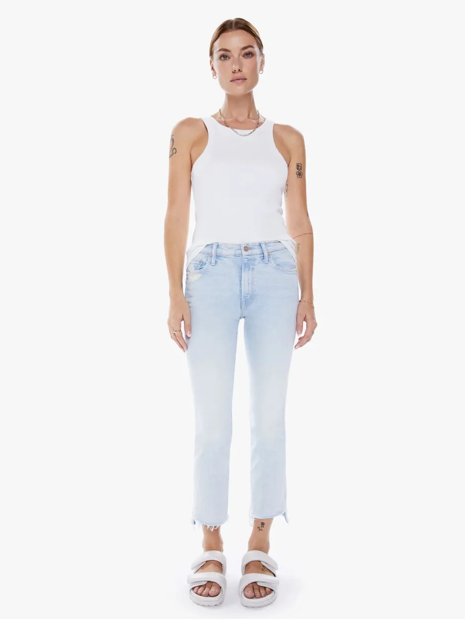 Sale - The Insider Crop Step Fray - Smooth Sailing Flare | High-Rise