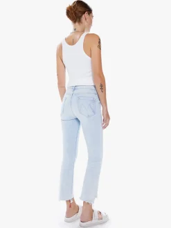Sale - The Insider Crop Step Fray - Smooth Sailing Flare | High-Rise
