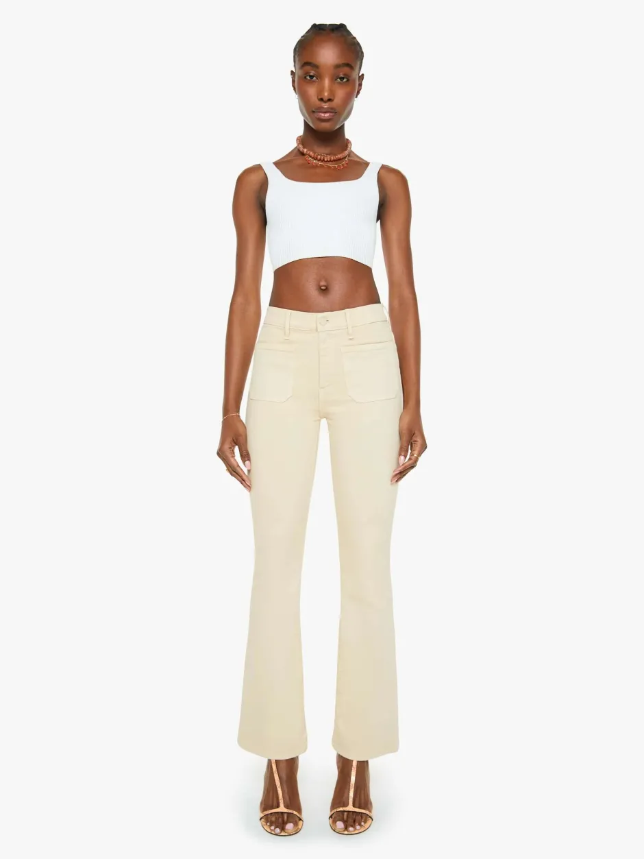 Clearance - The Patch Pocket Weekender - Wacky Khaki Flare | Denim