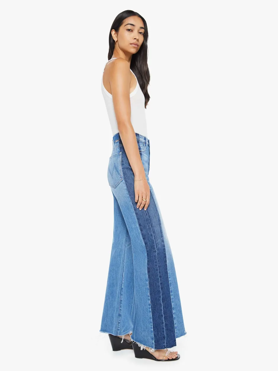 Sale - The Tux Sidestepper Sneak Fray - Double Stacked Flare | Denim