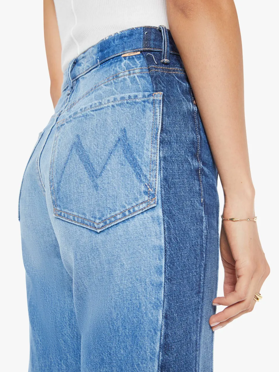 Sale - The Tux Sidestepper Sneak Fray - Double Stacked Flare | Denim