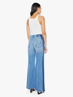 Sale - The Tux Sidestepper Sneak Fray - Double Stacked Flare | Denim