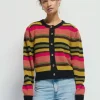 Online - Carmela Cardigan - Vintage Stripe Sweaters & Knits