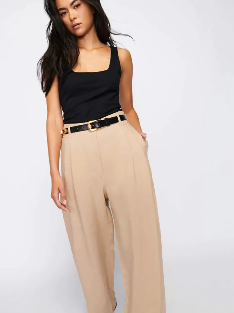 Discount - Del Full Leg Trouser - Paper Bag Pants