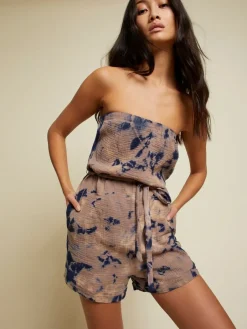 Discount - Gita Romper - Deep Water Rompers