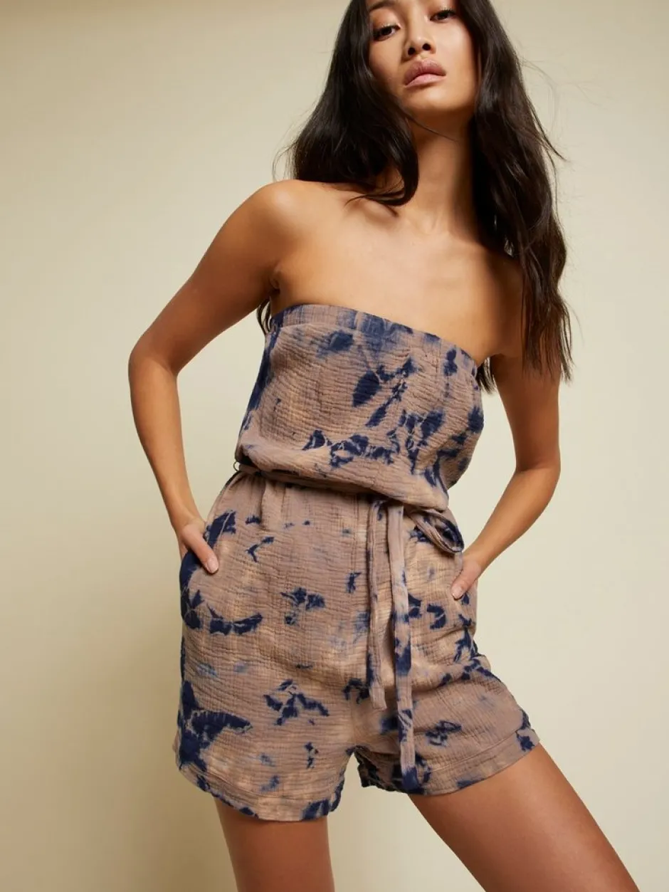 Discount - Gita Romper - Deep Water Rompers