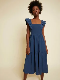 Outlet - Gwen Dress - French Navy Dresses | Midi