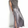 Clearance - Maribel Skirt - Smoke Long Skirts