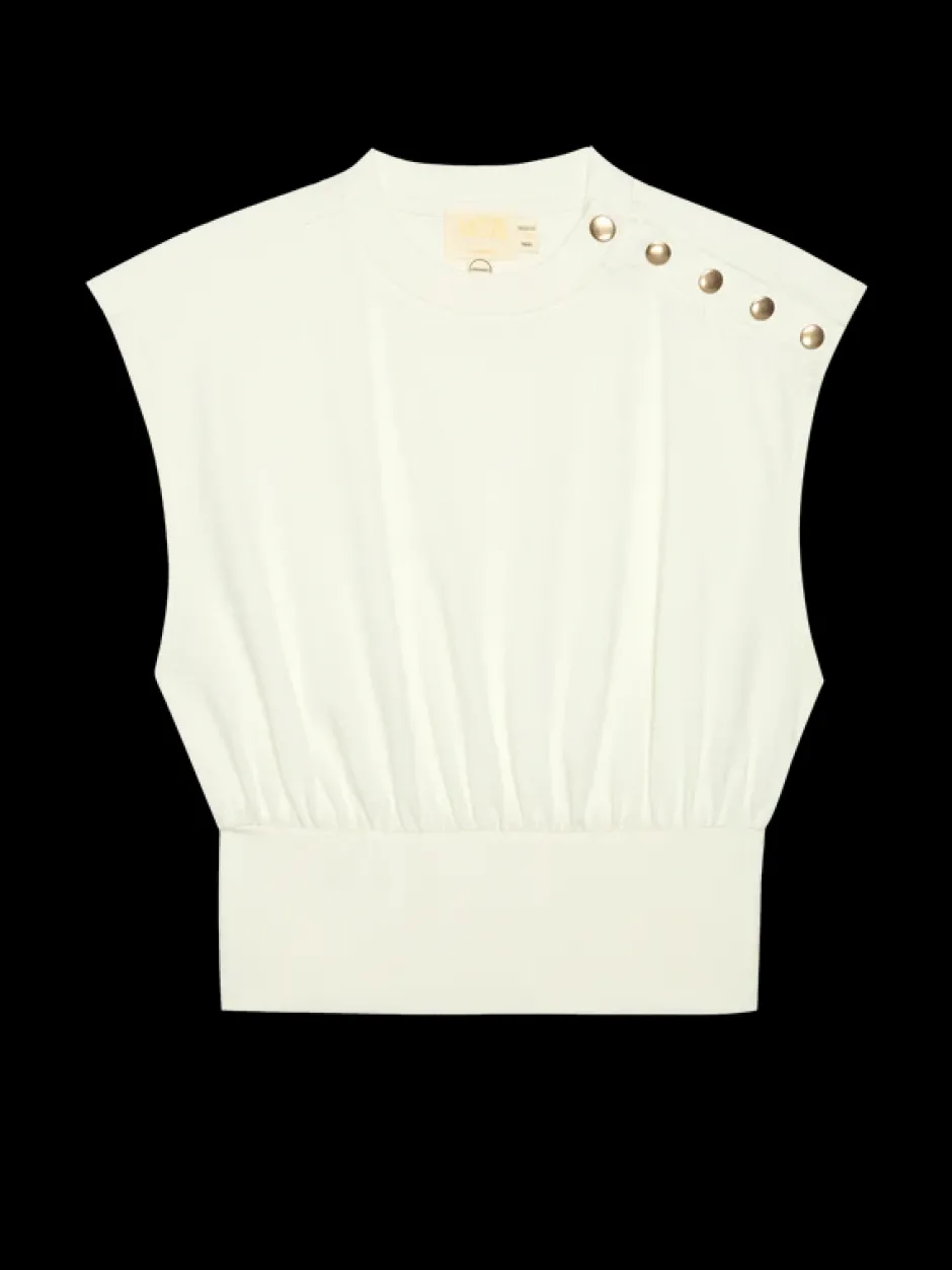 Outlet - Marni Top - Porcelain Crop Tops