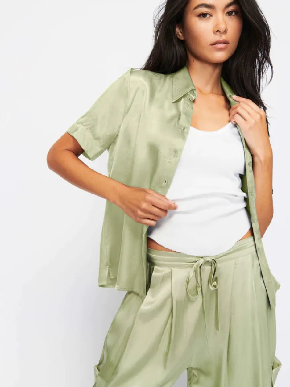 Clearance - Odin Blouse - Olive Oil Blouses