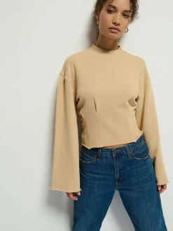 Clearance - Rocky Sweatshirt - Warm Sand Sweaters & Knits