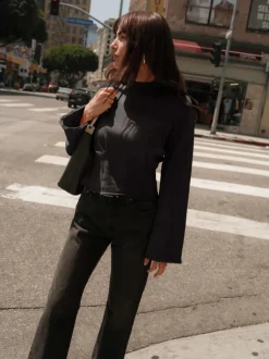 Hot - Rocky Sweatshirt - Jet Black Sweaters & Knits