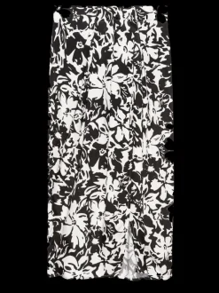 Online - Suri Sarong - Black Botanical Floral Coverups | Long Skirts