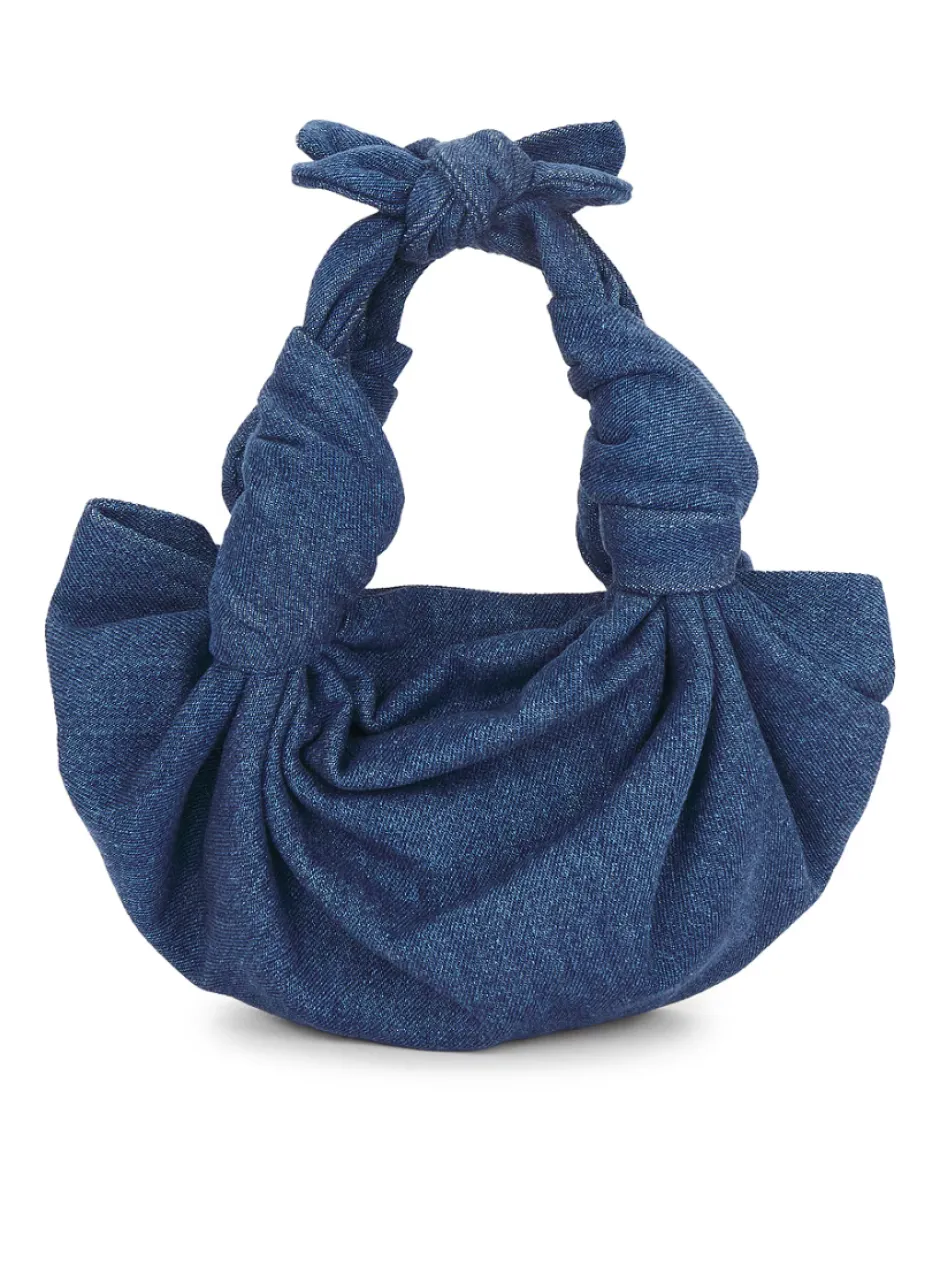Online - Knot Bag - Denim Handbags